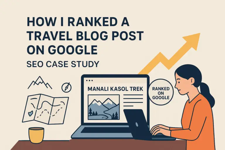 How I Ranked a Travel Blog Post on Google