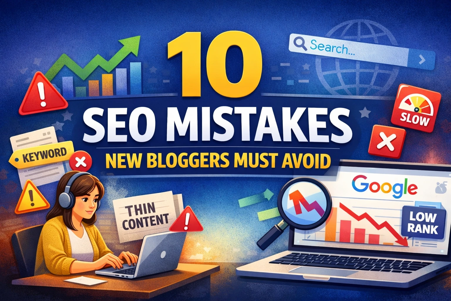 seo mistakes for new bloggers