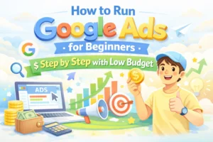 How to Run Google Ads for Beginners Step by Step with Low Budget (Complete Guide)