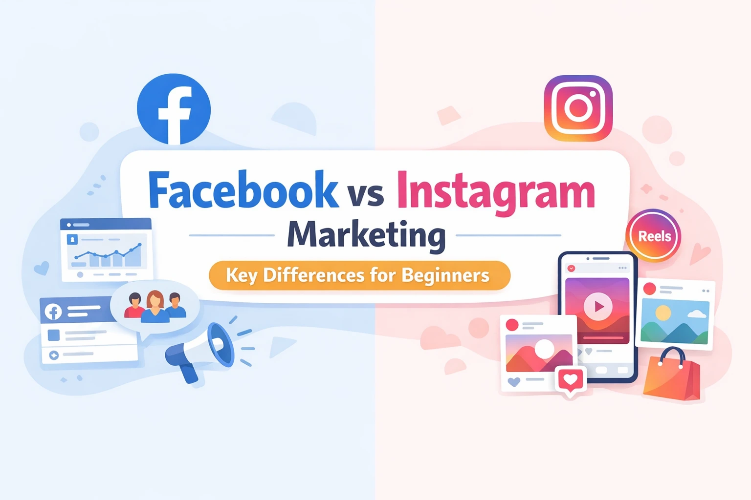 difference between facebook and instagram marketing