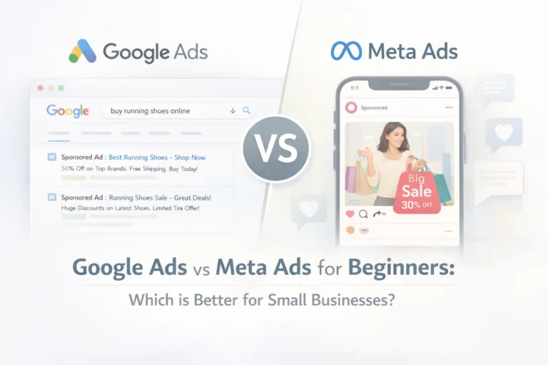 Google Ads vs Meta Ads for Beginners: Which is Better for Small Businesses