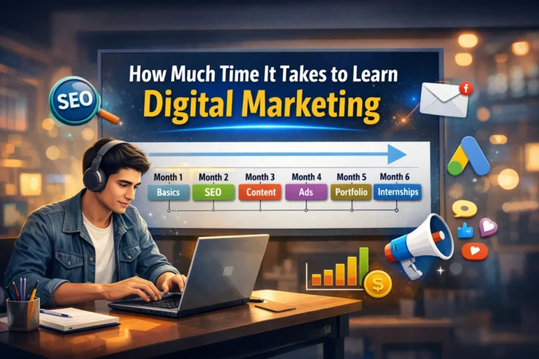 How Much Time It Takes to Learn Digital Marketing (Beginner Roadmap Explained)